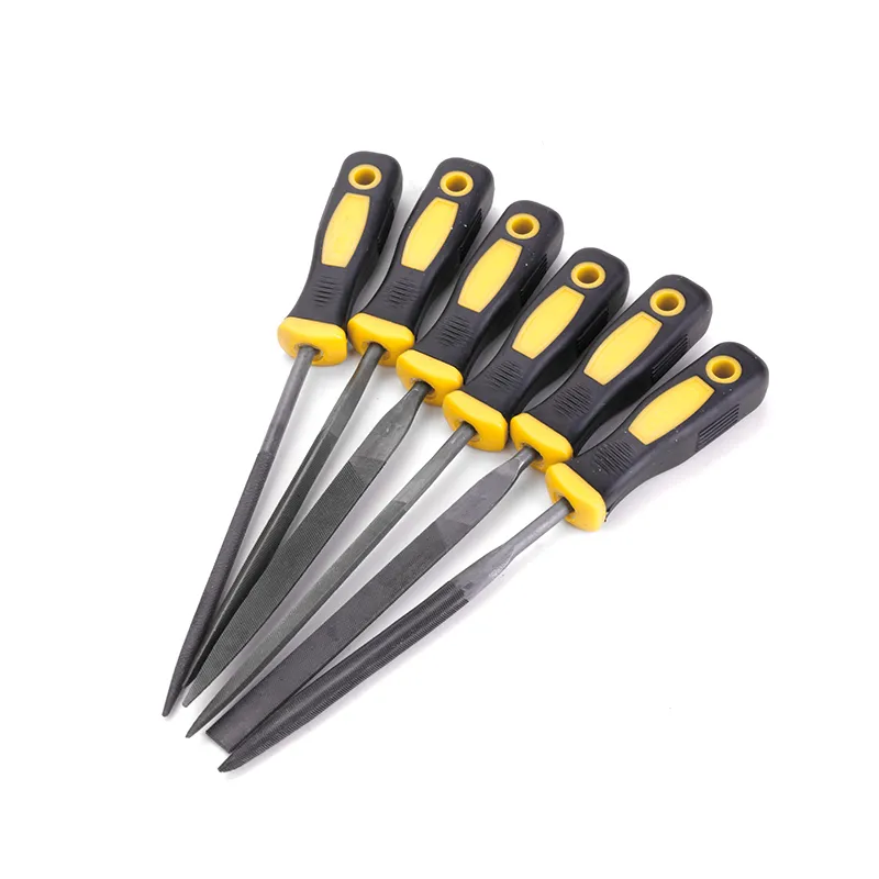 Deli EDL2141 140mm 6 Pcs File Set – Precision Mini Needle Files for Metal & Wood