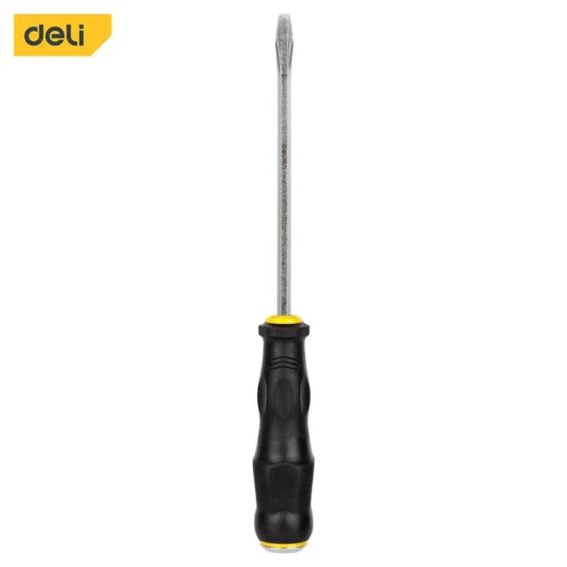 Deli EDL6270061 Slotted Go-Through Screwdriver 6×150mm Heavy Duty Strike Cap