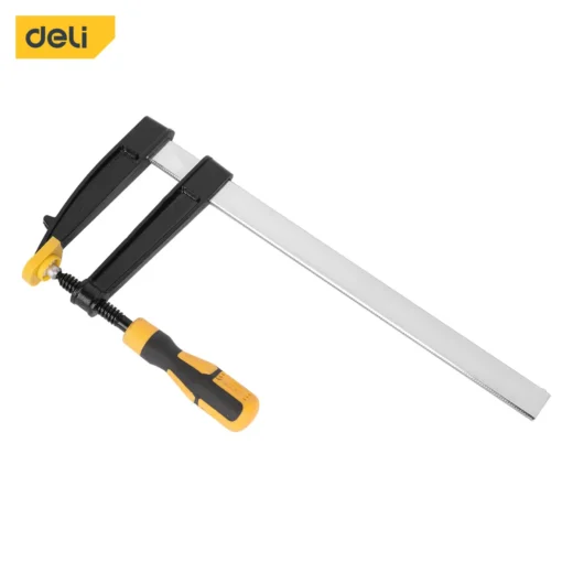 Deli EDL111230 12-Inch F Clamp 120×300mm – Heavy-Duty Steel Bar Clamp