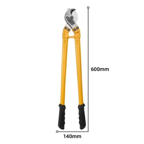 Deli EDL60024 Cable Cutter 24 Inch Heavy Duty Industrial Wire Cutter ...