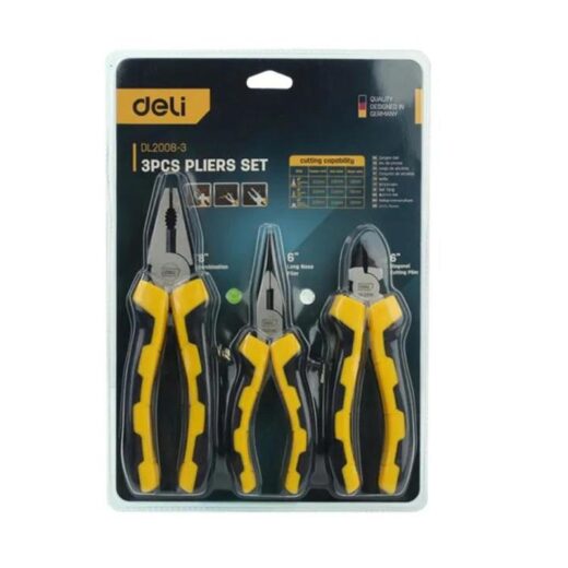 EDL2008-3 3 Pcs Pliers Set