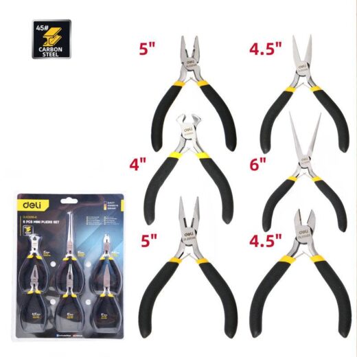 EDL103205-6 6 Pcs Mini Pliers Set