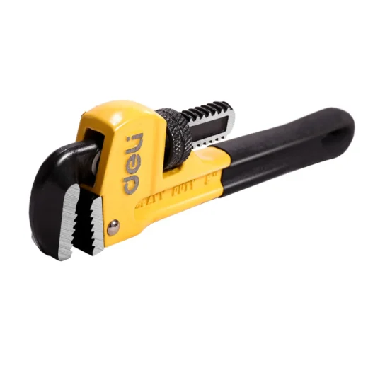 Deli EDL2518 Pipe Wrench – 18-Inch Heavy-Duty Adjustable Plumbing Wrench