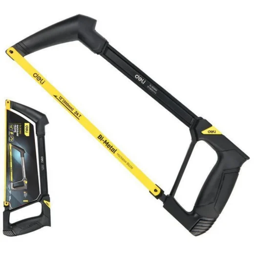 Deli EDL353106 Mini Hacksaw 6 Inch Precision Metal & Plastic Cutting Saw