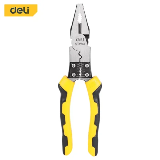 EDL100008 Multifunctional Combination Pliers – 8.5-Inch Wire Stripping & Crimping Pliers