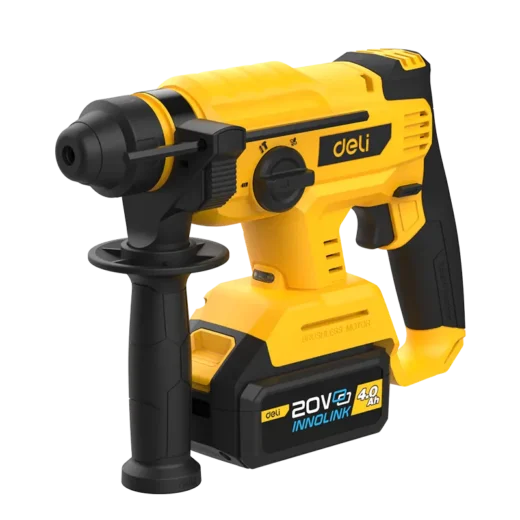 Deli EDC300 Lithium-Ion Rotary Hammer – 20V Cordless Rotary Drill