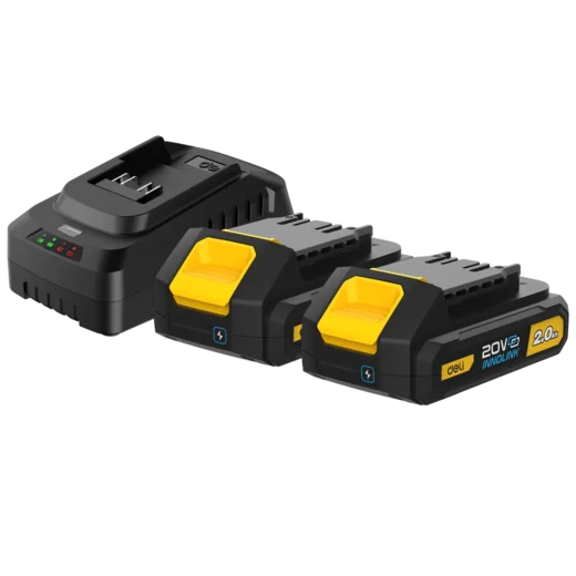 Deli EDL-CM20A2E Lithium-Ion Battery & Charger Set – 20V Rechargeable Power Pack
