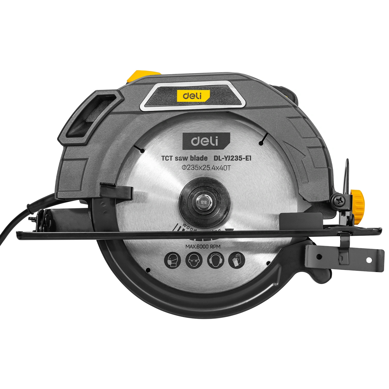 Deli EDL-YJ235-E1 Circular Saw – Heavy Duty Electric Wood Cutting Machine - Image 2