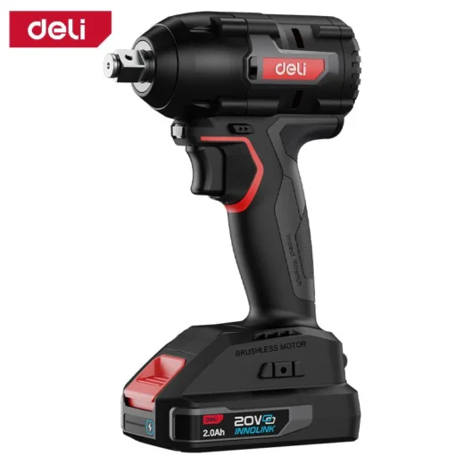 Deli EDE231 Lithium-Ion Impact Wrench – 20V Cordless Electric Wrench
