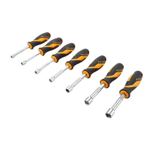 Deli EDL636007H 7 Pcs Nut Screwdriver Set CR-V Metric Hex Drivers