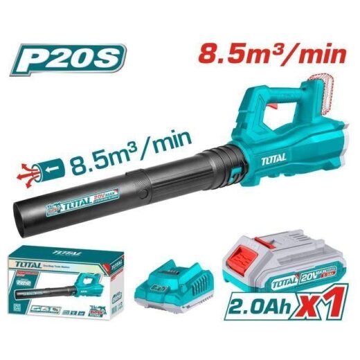 TOTAL TABLI203235 Cordless Blower – 20V High Performance Air Blower for Cleaning