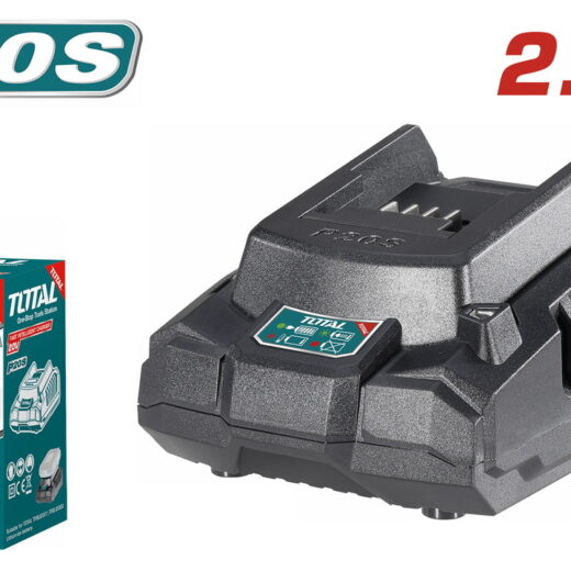 TOTAL TFCLI2001 Fast Intelligent Charger – 20V Smart Lithium-Ion Battery Charger