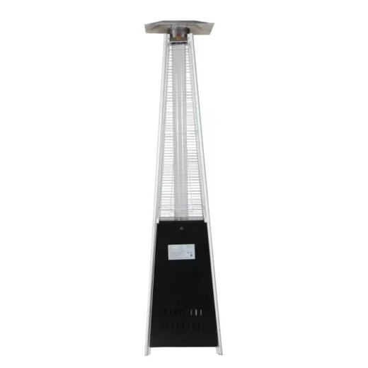 Standing Pyramid Gas Heater Iron Black – Outdoor Patio Heater NW 26Kg