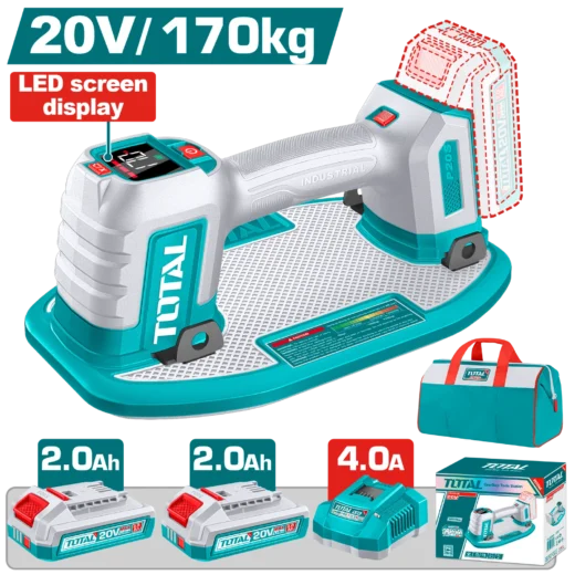 TOTAL TSCLI20305 Cordless Vacuum Lifter 20V – 170kg