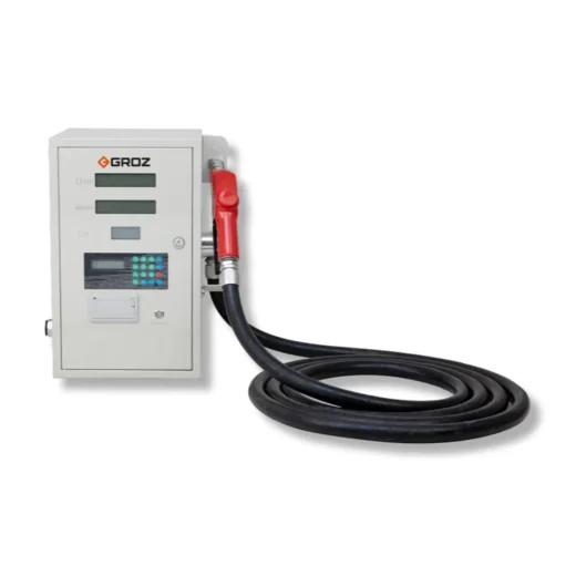 GROZ 12V DC Diesel Fuel Dispenser – 60 LPM, Digital Meter, 1" BSP