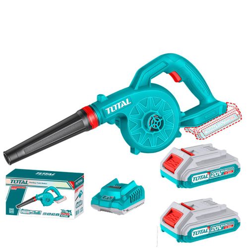 TOTAL TABLI20782 20V Cordless Blower – 18,000 RPM, 2.7m³/min
