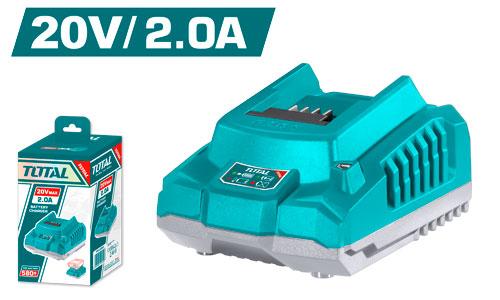 TOTAL TFCLI2001 20V Battery Charger – Fast Charger for P20S Batteries
