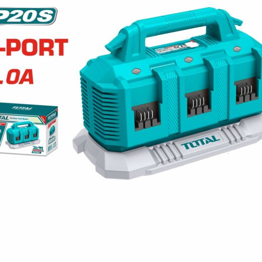 TOTAL TFCLI2064 20V 6A Fast Battery Charger – P20S Lithium-Ion