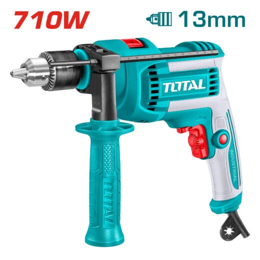 TOTAL TG1071366 Impact Drill – 710W, 13mm Chuck, Variable Speed