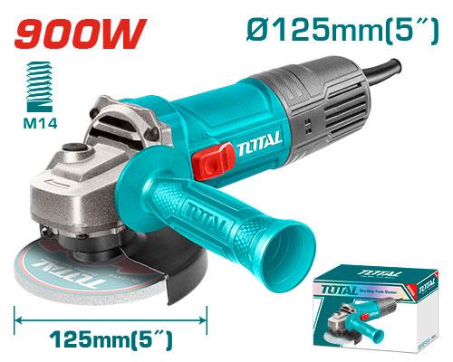 TOTAL TG10912556 Angle Grinder – 900W 125mm Disc