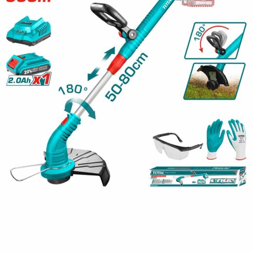 Total TGTLI20301 Cordless Grass Trimmer 20V – 300mm Cutting Diameter