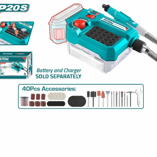 TOTAL TMGLI2001 20V Cordless Grinder – Variable Speed