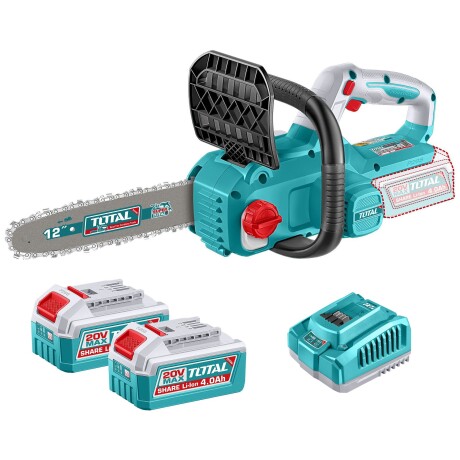 Total TGSLI201262 Cordless Chainsaw 20V – 12-Inch Brushless Motor